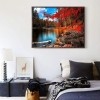 Full Drill - 5D DIY Diamond Painting Kits Charming Autumn Forest Clear Lake